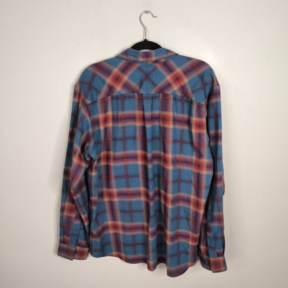 Columbia Hiking Utility Cabin Outdoor Omni-wick Silver Ridge Flannel Shirt L - Picture 3 of 8